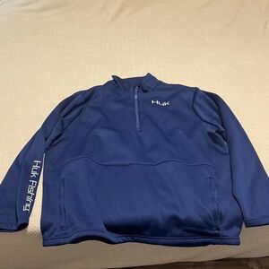 Huk Navy Quarter-Zip Pullover